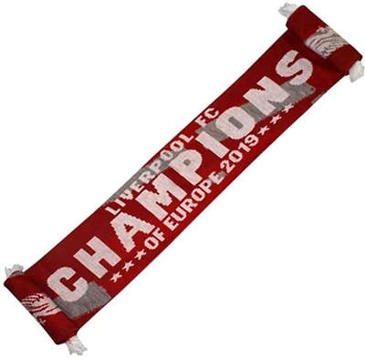 Liverpool F.C Champions of Europe Scarf