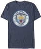 Manchester City Distressed Mens Tee