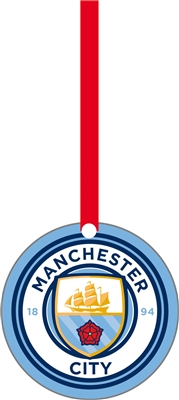 Manchester City Christmas Ornament