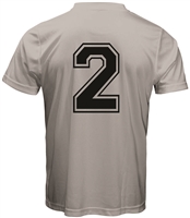 Athletic Outline Player Number-Stock