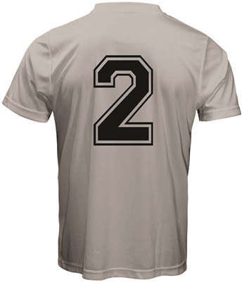Athletic Outline Player Number-Stock