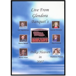 New Polka Heaven DVD featuring 6 great polka bands live from Chicago's own Glendora Banquet Hall.
Bands include: Stas Bulanda, The Downtown Sound, Jimmy Kilian, Stephanie, Gennie O and Tim Jagodzinski's Concertina Band.