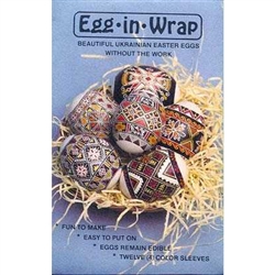 Egg-In-Wrap, Series I - Ukrainian Design Egg Sleeves - Set of 12