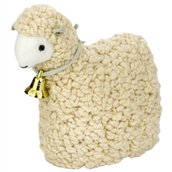 Hand made Polish woolen lambs are a favorite for Easter.