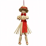 Straw Farmer in Sunday Dress Ornament