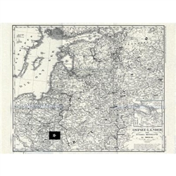 This 1845 map focuses on the area that is now Poland, Latvia, Estonia, Lithuania and western Russia extending from Danzig and Moscow to Crakow and Kiev. Provincial boundaries, towns, villages and roads are shown with a small inset map of St. Petersburg.