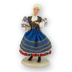 Polish Regional Doll: Podlasianka Woman