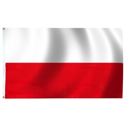 Fly your flag high, but why not complement it with a Polish flag and pay tribute to your Polish heritage. Made for outdoor use.