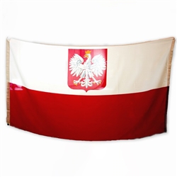 This flag is best for indoor use but not for extended outdoor use.