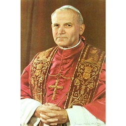 The photo used for this picture was taken shortly after Karol Wojtyla became Pope.