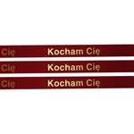 'Kocham Cie' Ribbon: Red with Metallic Gold