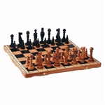 Oak Polish Chess Set