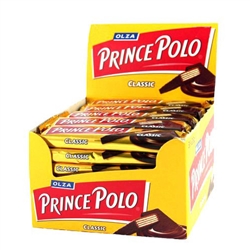 One of Poland's most popular chocolate bars originated in the 1950's by Olza SA in Cieszyn.  It's a dark chocolate covered wafer, with four layers of wafer joined by three layers of chocolate-flavored filling.