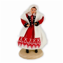 Polish Regional Doll: Dabrowianka Woman