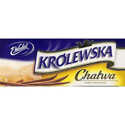 Wedel Chalwa Krolewska: Queen's Halvah Vanilla Flavor 250g/8.8oz