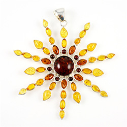 Artistic Amber Pendant