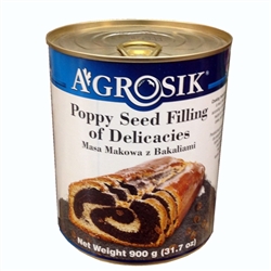 This product is ready made filling prepared according to the traditional Polish recipe for making poppy-seed cakes, pastries and desserts. It must be refrigerated after opening. Labeling in Polish, English and French. Product of Poland