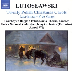 Assembled in 1946 from texts and melodies that had been collected during the nineteenth century, "Twenty Polish Carols" is one of Lutoslawski's most substantial and most attractive vocal collections.  The carols comprise a musical sequence as substantial