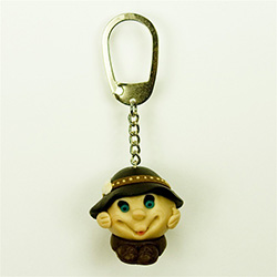 The Happy Mountaineer Key Chain