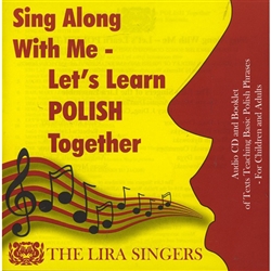 This Audio CD teaches basic Polish phrases, such as greetings, family terms (mommy, daddy, sister, uncle, etc.), popular songs (Sto lat, Today is my birthday, etc.), prayers, alphabet, numbers, days of the week, months, verbs, and other important building