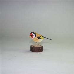 Hand Painted Bird - Szczygiel - Goldfinch