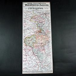 1922 Historical Map Of Polish Silesia - Mapa Szczegolowa Wojewodztwa Slaskiego