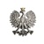 Polish Eagle Lapel Pin - Gold Crown