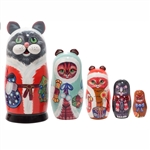 All the way from the North Scratching Pole come our Christmas Cats nesting dolls. All good cat lovers will want to include this on their holiday wish lists!