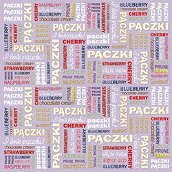 I Love Paczki Polish Scrapbook Paper will make for a very Polish background for any memorabilia in a scrapbook of a trip, childhood or event!  All papers are premium archival card stock, acid free and lignin free.  Made in USA.