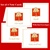 Delightful set of four note cards showing a platter of Polish Paczki ready to eat. Each card has text below the platter. Includes four red envelopes. All papers are premium archival card stock, acid free and lignin free.  Made in USA.