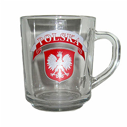 Child's Mug with Polish Eagle Emblem
