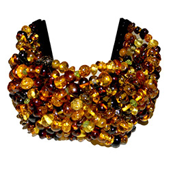 Multi-colored Amber Cuff