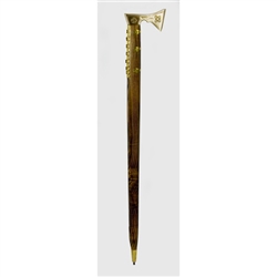 Ciupaga - Solid Brass Polish Mountaineer's Walking Stick - Small