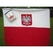 Deluxe Polar Fleece Blanket With The Polish Eagle