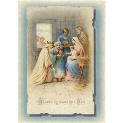 Pictured is a reproduction of an antique Polish holy card (c. 1920s).  It was given to Stella Dernoga by one of her favorite elementary school teachers, Sister Kinga, a Felician nun at the old Holy Rosary parish school in Baltimore, Maryland.