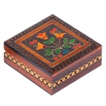 Polish Inlaid Floral Box