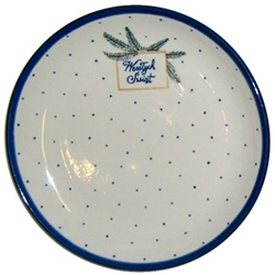 We special ordered this beautiful 8" Dessert Plate for your Polish Christmas holiday table.  Each plate features the traditional Polish holiday greeting "Wesolych Swiat".  Perfect for setting your Christmas Eve Wigilia dinner.