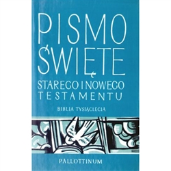 Polish Catholic Bible - Old and New Testament.  Written in Polish and published in Poland.