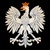 Our Polish Eagle features a gold crown, talons and beak on an elegant black background.