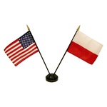 The flags of the U.S. and Poland (without the Eagle) are all parts of our cultural and religious heritage.