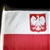 11" x 18" Polish Flag With Eagle On A Wooden Stick. Perfect size flag for cemeteries, backyards, parades and festivals. Please note that due to the size of this item Fedex 2nd Day and Next Day requests will incur and additional charge. Please e-mail or pr