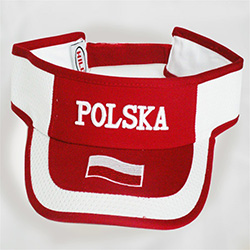 Polska Visor With Flag