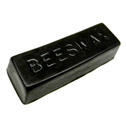 100% pure beeswax colorized black to be visible when writing with electric wax pens. 1oz black