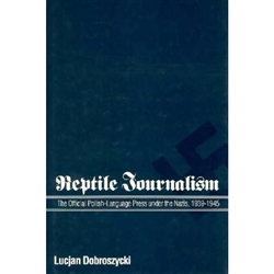 A study of the Nazi-run Polish press during World War II. This text, which is based on primary sources and over 100 newspapers and journals, analyzes the framework of the Nazi propaganda machine and its role in totalitarian control and compares it to the