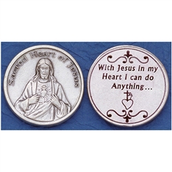 Sacred Heart of Jesus Pocket Token (Coin)