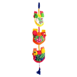 Hand made in Krakow by a real Polish babcia! Made of felt and beads and all made by hand so no two are exactly alike. Our special keepsake is sure to look splendorous nested in your favorite collector's tree for many seasons to come! Great for both Easter