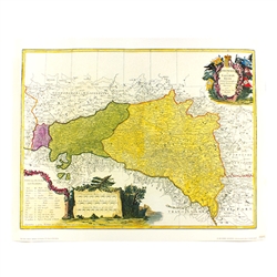 Map of Galicia and Lodomeria 1775