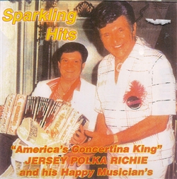 In April 1984 Jersey Polka Richie had the good fortune to meet super star Liberace.  Their friendship grew over the years.  The cover photo here was taken in May 1985 when Richie had the honor to perform at Liberace's birthday party at his Las Vegas Resta