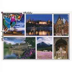 Polish full color glossy post cards are perfect for those school heritage projects. Scenes from around Poland including:
The Baltic Sea - Morze Baltyckie
Cracow - Wawel Castle
Wroclaw - Wroclaw
Warsaw - Lazienki Park
Zakopane - Zakopane