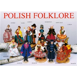 The colorful world of Polish folk culture is highlighted in the following beautiful regional costumes:
Zywiec, Tatry, Lowicz, Szamotuly, Nowy Sacz, Lublin, Kaszuby, Krakow and Kujawy.